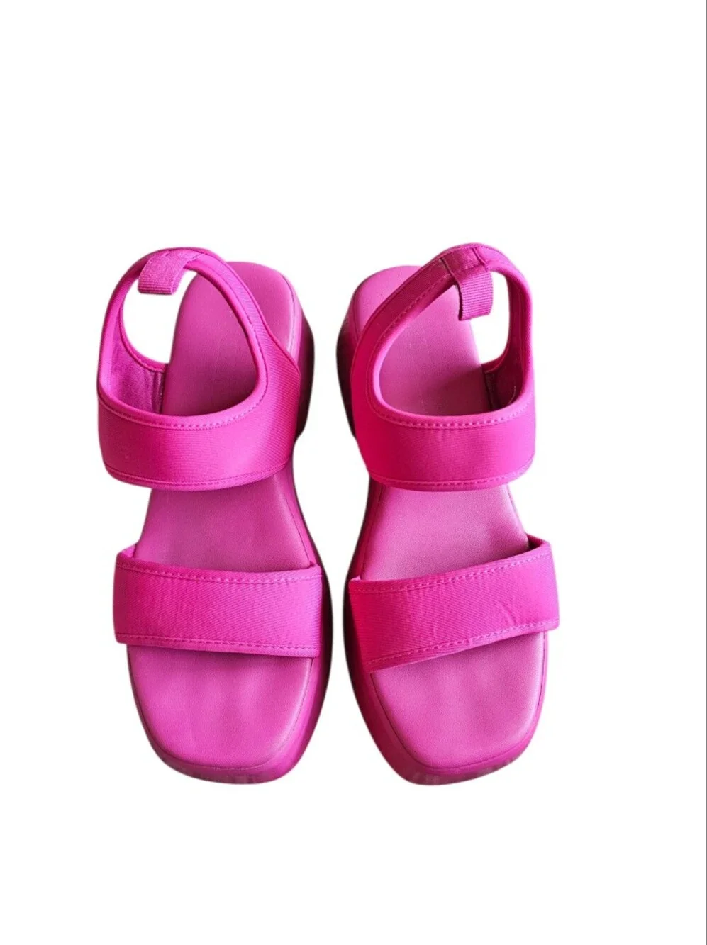 Dream Pairs Women's Pink Barbie Platform Chunky Sandals Size 8